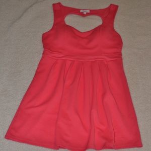 sweetheart hot pink dress